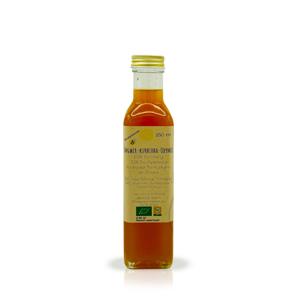 Bio Ingwer-Kurkuma-Oxymel